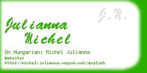 julianna michel business card